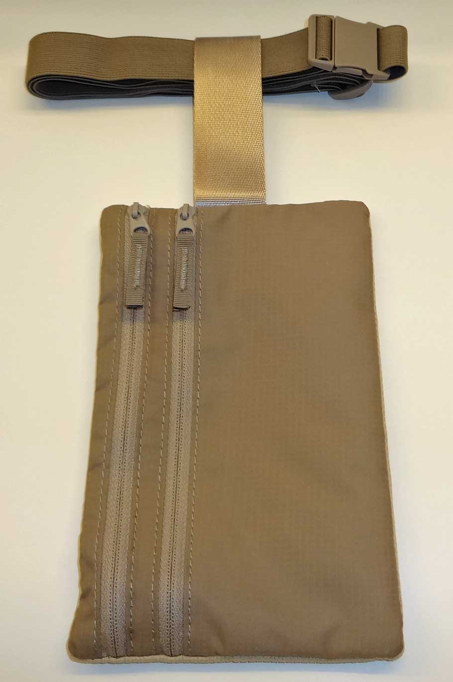 Most Comfortable Money Belt XL Capacity Beige